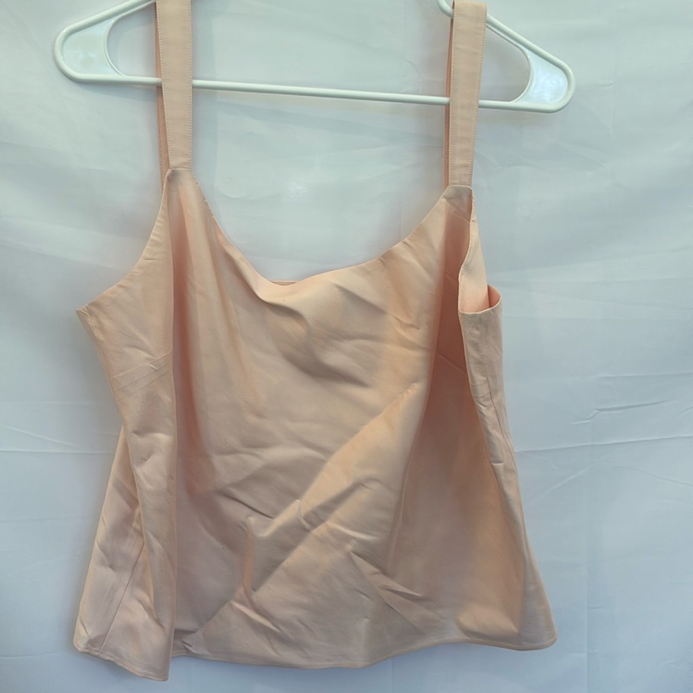 Lafayette 148 New York Light Pink Silk Tank Top - Size 12